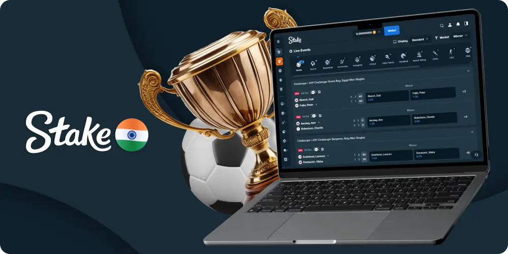 Bet on sports with Stake in India